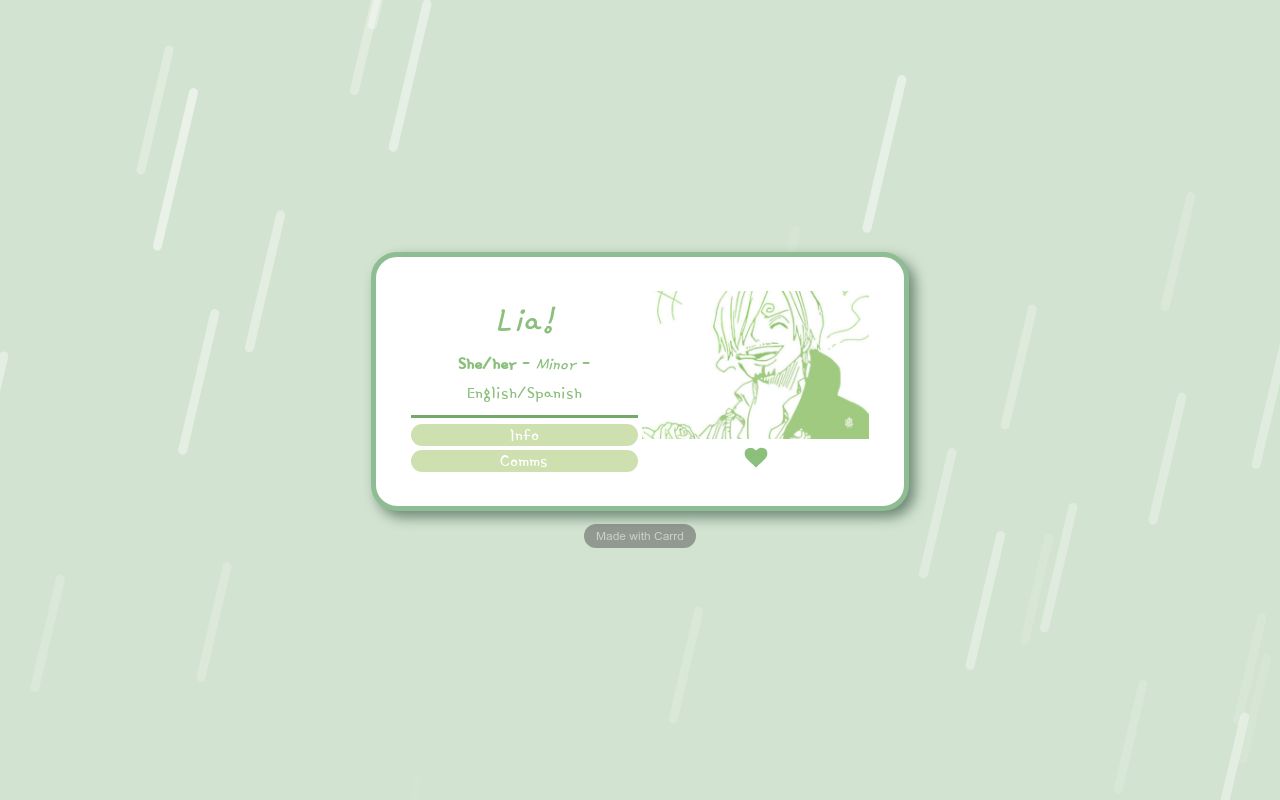 Carrd profile picture for @liamoo